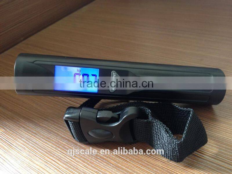 Digital luggage scale with ruler and backlight