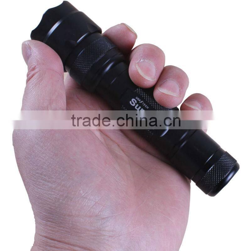 Shenzhen supfire M5 high bright portable mini spotlight LED flashlight