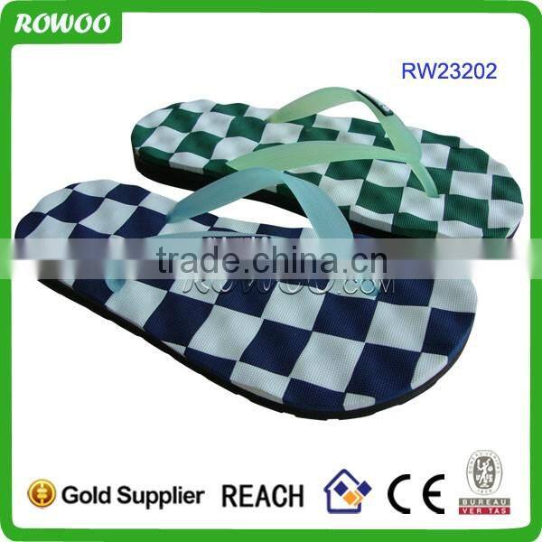 Dualable Men Mosaic EVA Fashional flip flop Made In China PVC Flip flops
