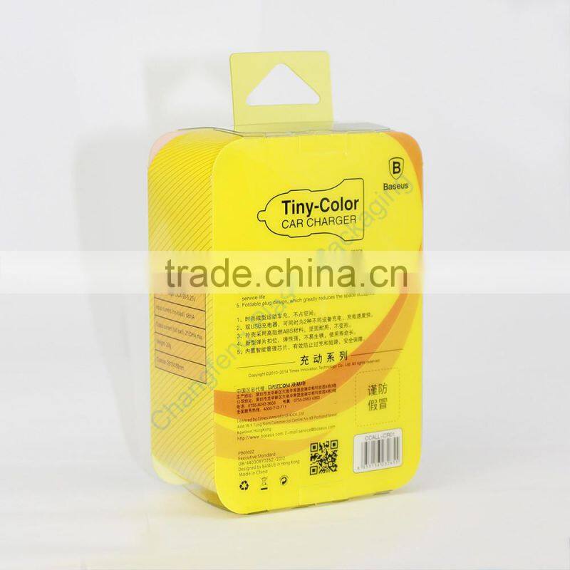 Customized Rectangle Plastic Phone Accessories Box