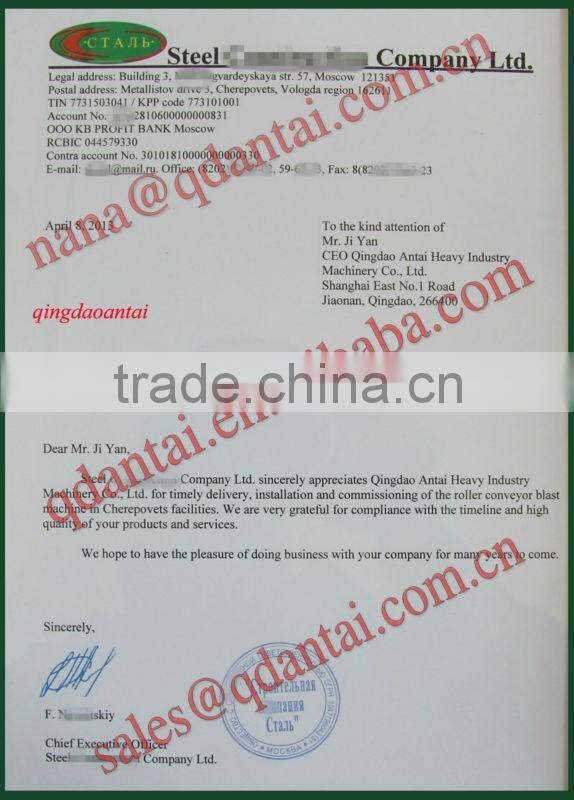 Rotary table type shot blasting machine