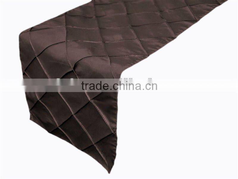 Pintuck table runner,table cloth,chair sash,placemat,napkin,table cover