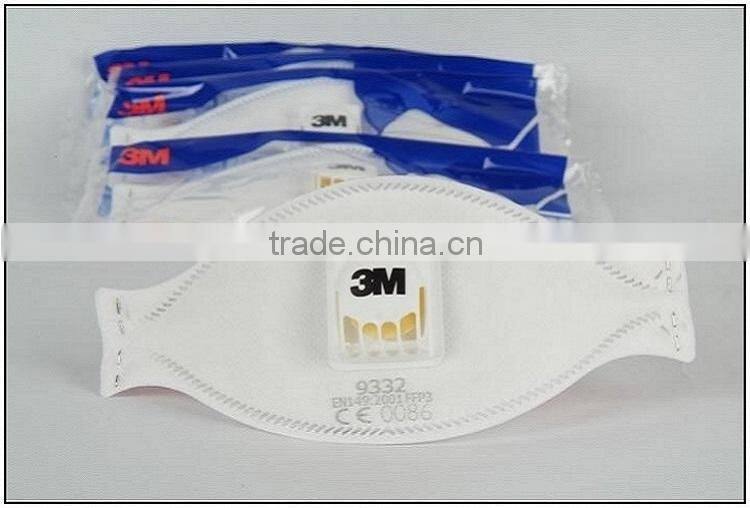 3m 9332 FFP3 disposable protective mask 3m industrial chemical protective mask