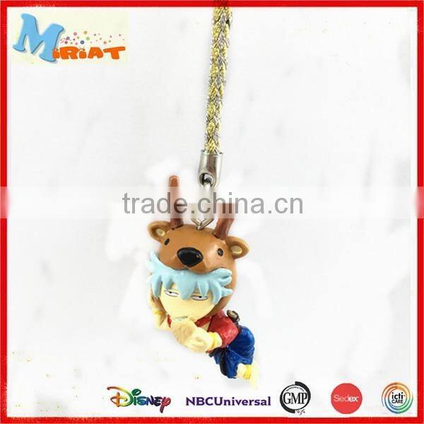 Popular attractive custom PVC 3d cartoon figure keychain