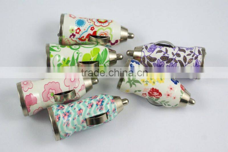 Regular USB Bullet Car Phone Charger Adapter Fits for All USB Iphone, Samsung