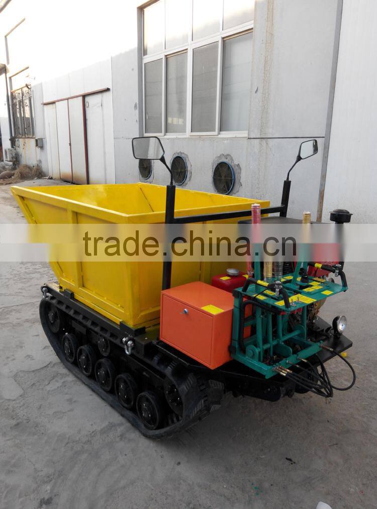 load 1000kg diesel crawler carrier vehicle,SMAILL tracked carrier truck, MINI crawler carrier vehicle, tracked carrier