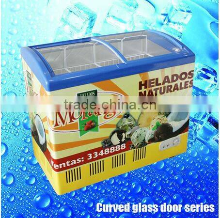 SD-268Y ice cream open top refrigerator cold drink freezer