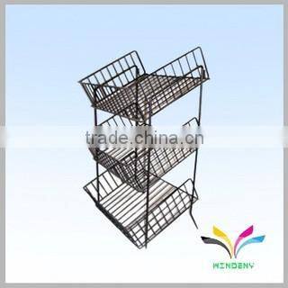 Factory Directly sale Metal Advertising Display Supremarket Shelf for Friuit Vegetable