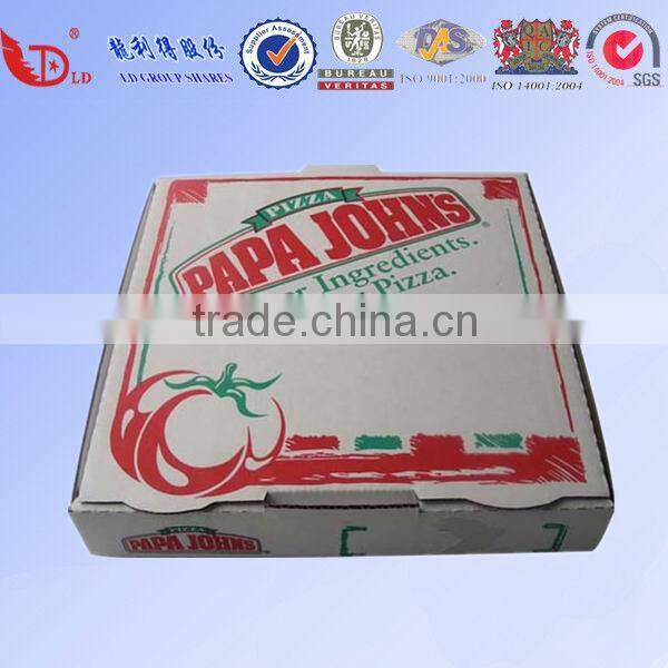 custom logo printed kraft paper box,pizza box food packaging