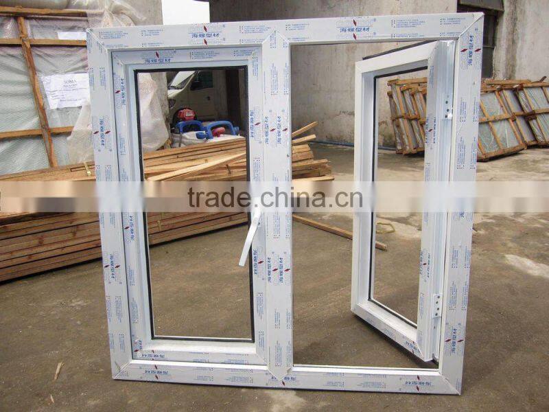 Safety lock pvc window,safety pvc window,pvc replacement windows