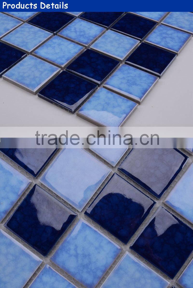 mosaic supplies 2 inch ceramic wall tiles for swimming pool decorative