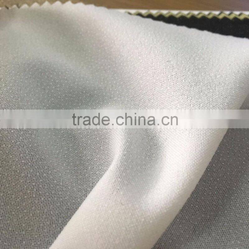 100Dx100D wholesale fusible interfacing woven fusible interlining garment raw material J1001P