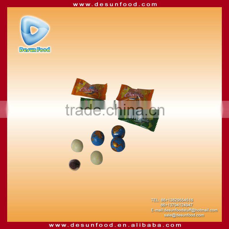 The Earth shape chocolate ball