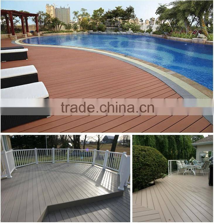 Durable two-layer WPC plastic flooring/easy installed vinyl sheet flooring