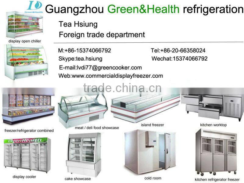 Portable galss pastry cooler table top pastry display cooler