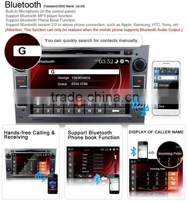 EONON D5154Z Gray 7 Inch Digital Touch Screen GPS Car DVD Player For Opel /Vauxhall /Holden