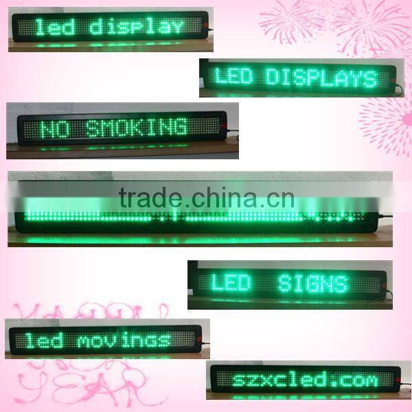 Wireless WIFI communication P7.62-7*80RG industrial LED display