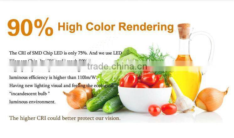 360 degree C35 candle 2w 3w 4W 6w E14 super bright led filament bulb led lighting COB-L3504N