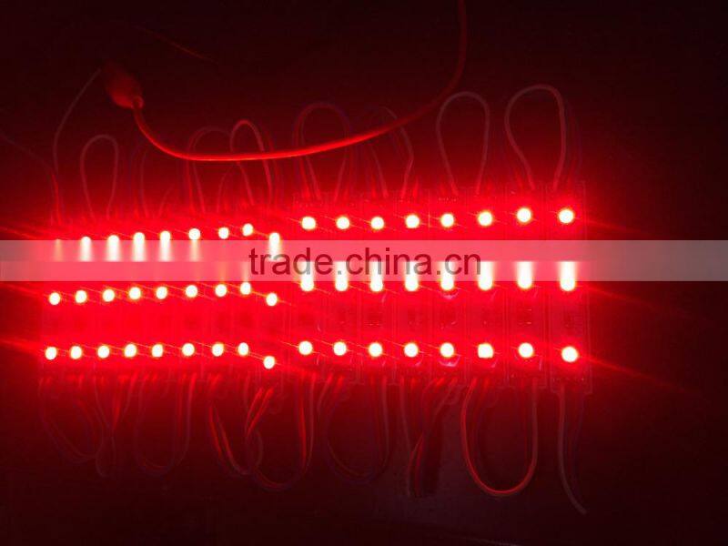Dumb Rectangle RGB LED Waterproof Module - 12v (3 pixels each)