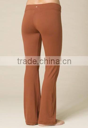 Ladies Cheap Micro Polyester Spandex Fitness Pants Yoga Wear for Women