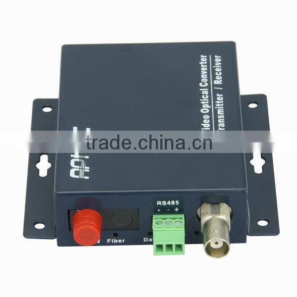 best quality 1-channel fiber optic audio video media transmitter receiver