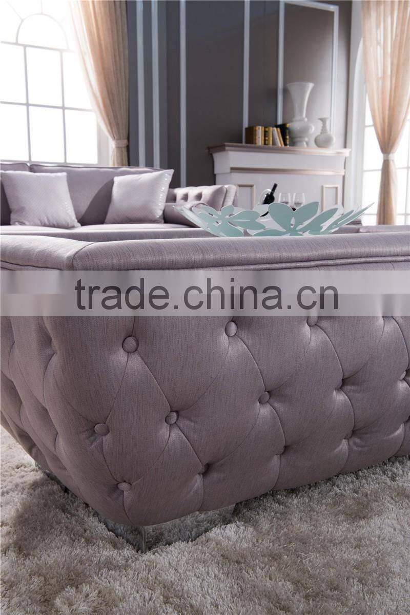 f Italian Palace Living Room Sectional Sofa Newest Design fashion comfortable fabric Sofa AL029