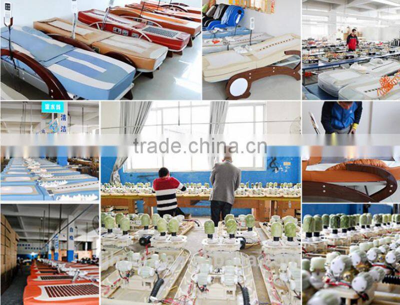 solid wooden MP3 Music massage bed hand carving