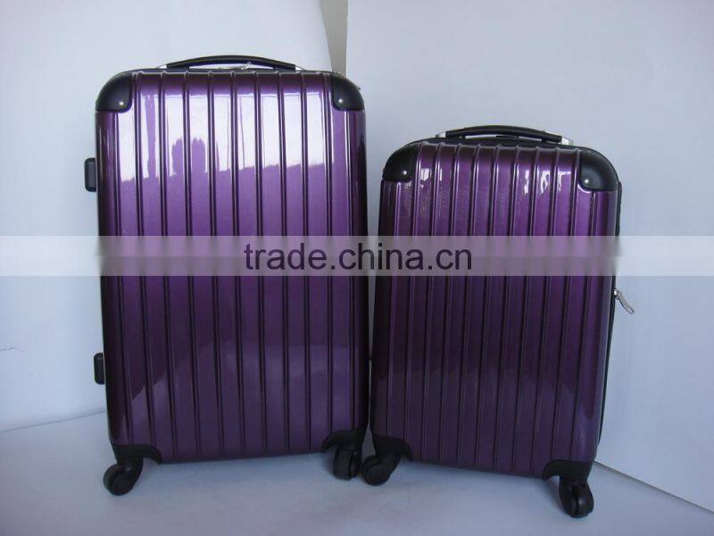 hard shell lightweight 4 spinner wheels trolley suitcase