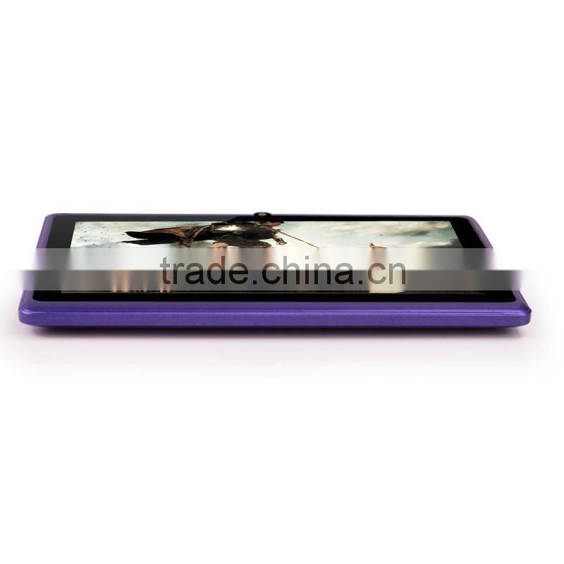 China manufacturer Q8 tablet pc with front and back camera, quad core 7inch tablets