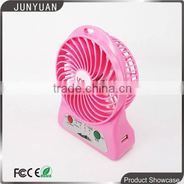 hot sale rechargeable battery operated fan mini desktop mist cooling fan