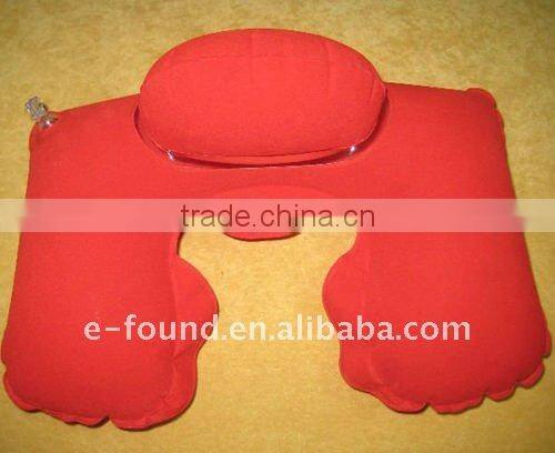 inflatable velvet pillow