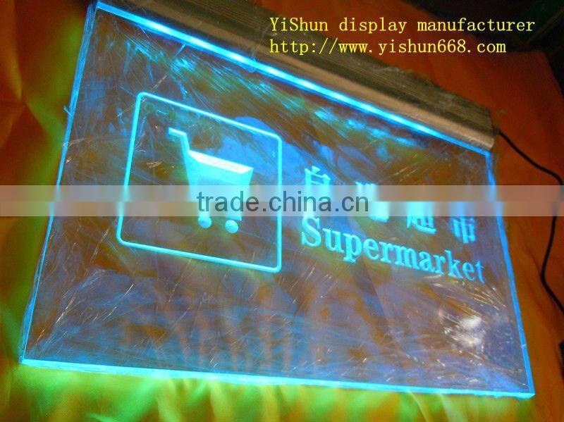 LED acrylic Shopping guide signs