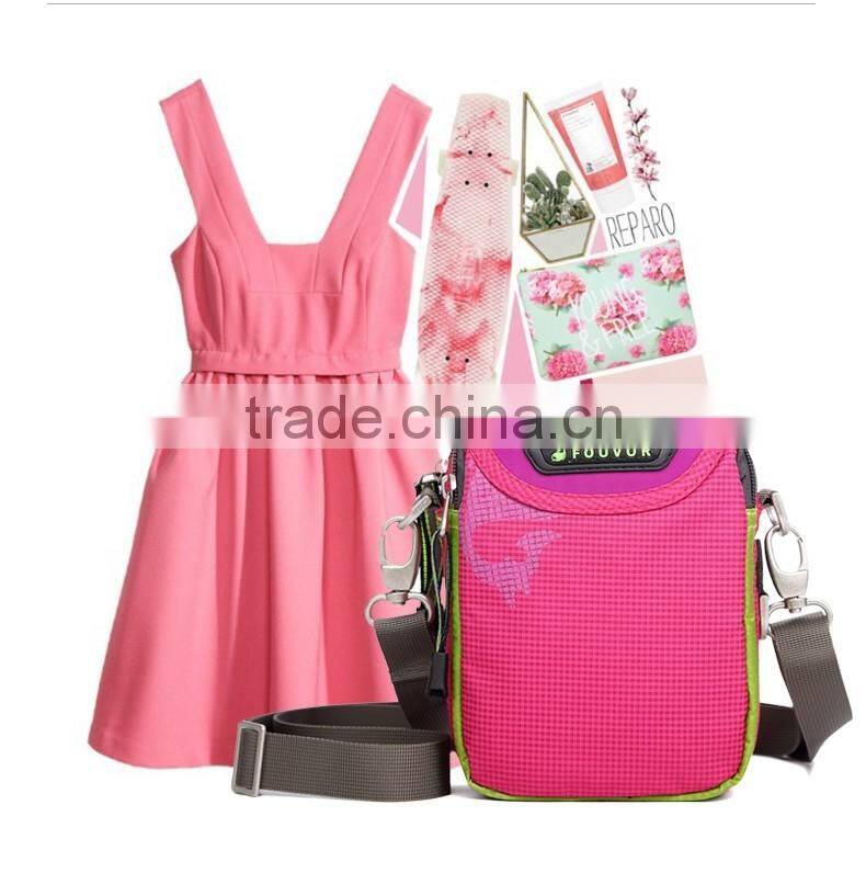 2016 Factory Colorful Custom logo Single Strape Shoulder Messenger Bags for Lady and Men