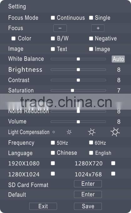 A3 size work without computer visual presenter