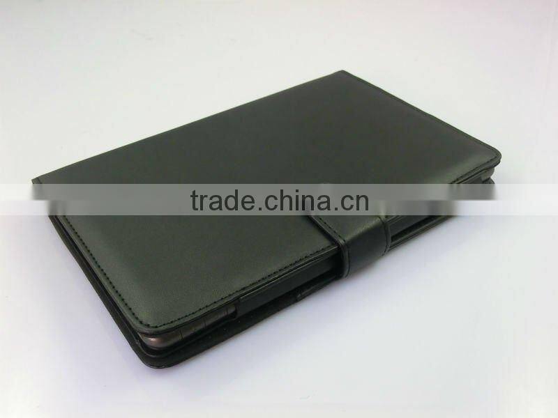 Leather Case For Nook Color eReader,free shipping,Black