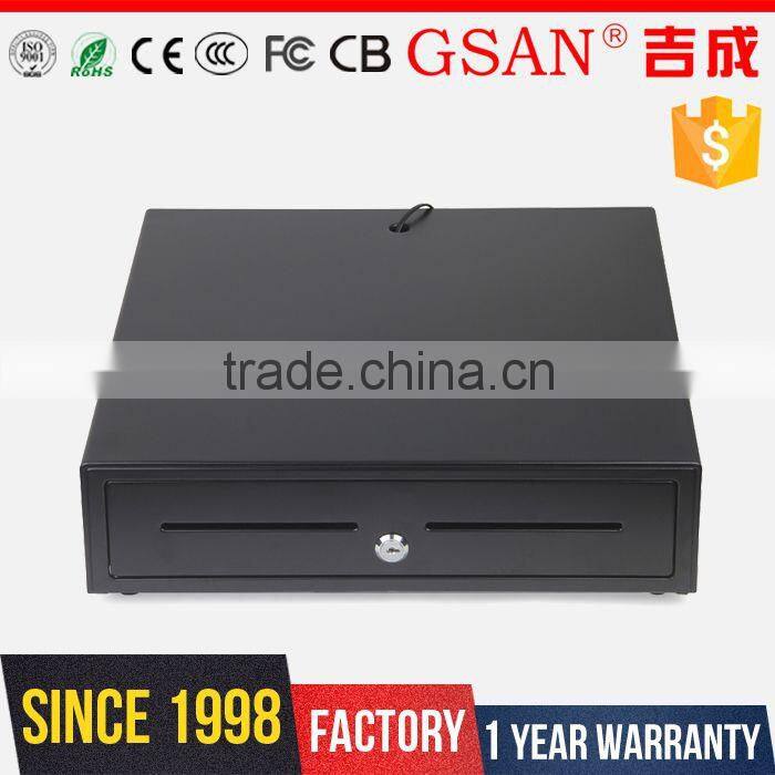 GS-405A GSAN 2016 new product 4 bills 8 coins RJ11 metal POS cash drawer