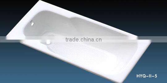 supply drop- in cast iron enamel bathtub