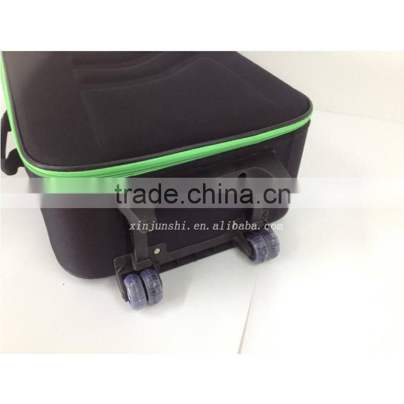 nylon waterproof durable hard trolley case luggage business travel wheeled luggage case for wholesale