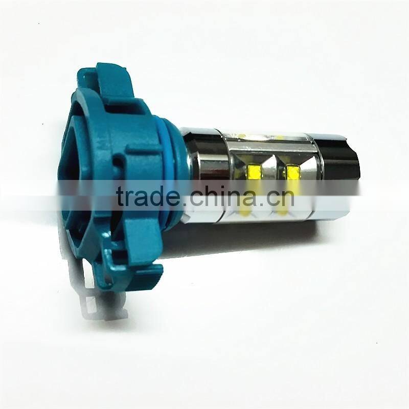 Ultra Bright White/Amber/Yellow 70W PSY24W Car LED Cre e Fog Lamp DRL Driving Light 12V-24 DC Universal