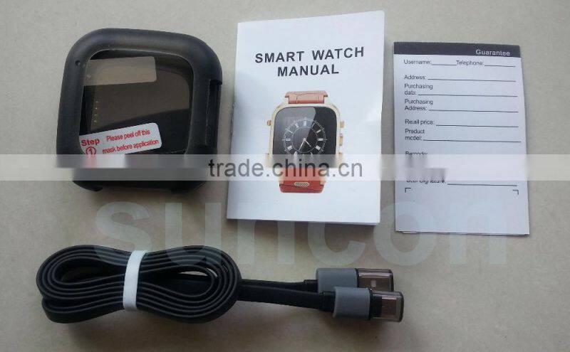 bluetooth wifi smart watch 2015 with Capacitive Touch Screen bluetooth smart watch