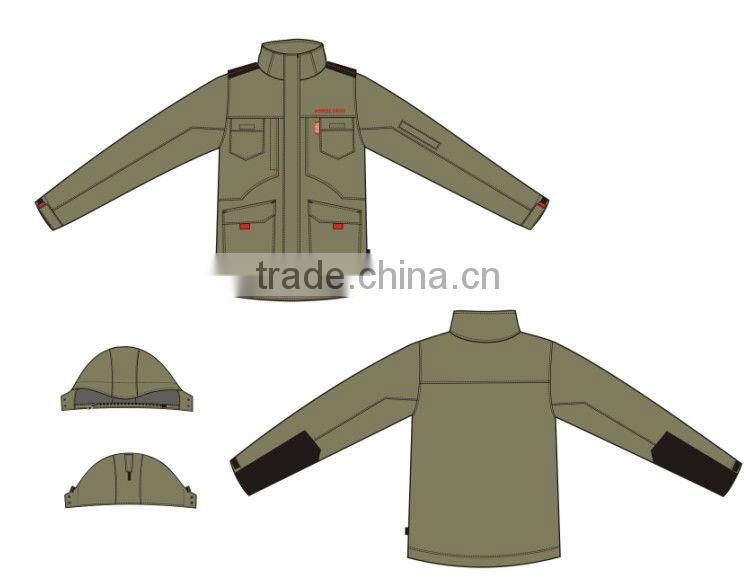 2015 latest men's wear resisting worker clothing(LWM2211AB)