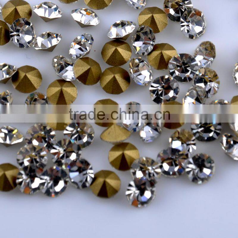 Bulk Glass Point Back Rhinestone stone chaton stone