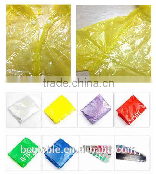 Emergency rain ponchos