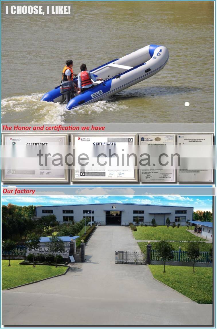 2016 New Inflatable boat fishing boat raft , pvc rubber boat for sale KA1175