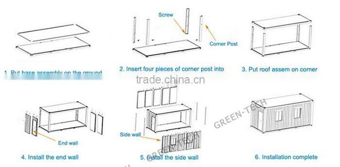 CH-WH006 the low cost prefab house price design for kenya