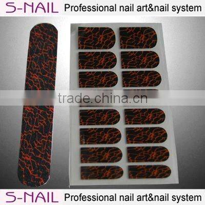 2016 cheapest nail files,nail file and sticker kit,nail sticker and file set wholesale