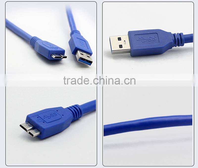 0.3m wholesale usb 3.0 am to micro bm cable for printer