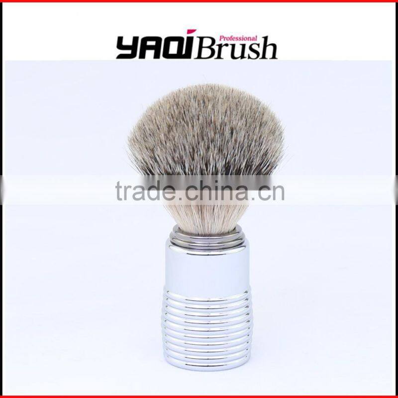 Silvertip badger hair matte chrome shaving brush