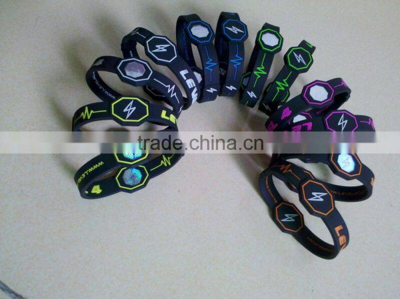 magnet silicone wristband