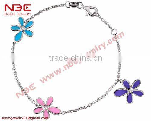 charm bracelet with high-end stoving varnish
